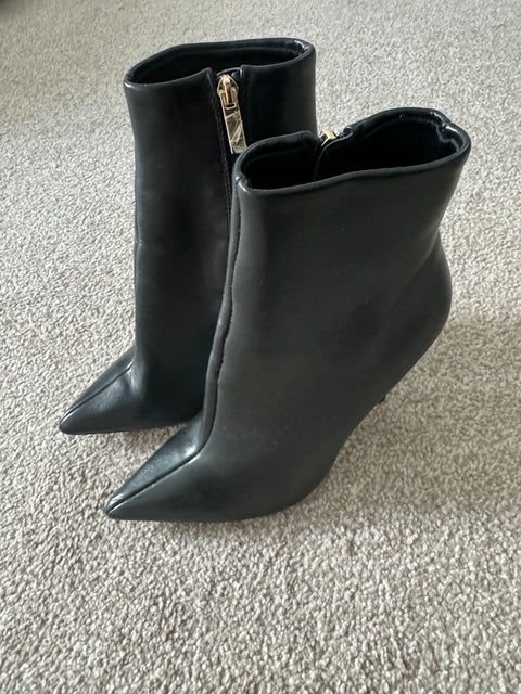 ASOS Black pointy heel ankle boots