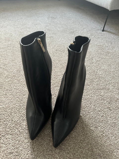ASOS Black pointy heel ankle boots